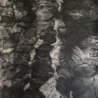   涧水曲曲  水墨纸面   69x137cm 