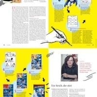 David arbeitete lange Zeit für Marvel und DC Comics, heute zeichnet er Bionicman.