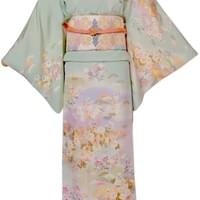 訪問着44　44,000円　身長177㎝まで吉澤友禅の着物