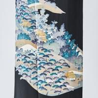 黒留袖１６(単衣)　44000円　身長165cmまで