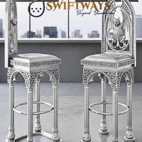 Silver High Chairs