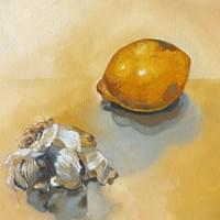 Lemon and garlic
