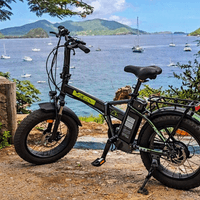 Vélo électrique puissant pour les routes du Fort Napoléon.