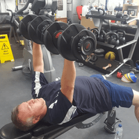 Personal training client