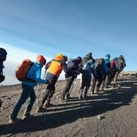 On the way to the top