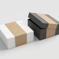 Eco Kraft Belly Band for Gift 