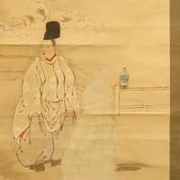 Utopia Dust series, 2020, hanging scroll, eraser shavings