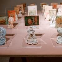 Hyakuyaku Evil Dust, 2020-21, medicine bag, eraser shavings, resin