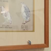 Rokko Bird Dust, 2014, painting(reproduction), eraser shavings