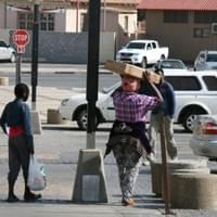Straßenbild in Lüderitz