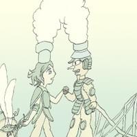 歩道橋とコーヒー