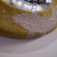 Convex mirror, detail.