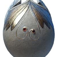 Corinthian helmet, top view