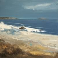 Seascape blaugrau III