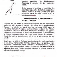 L'expo du manoir, Marie Agnès Trannoy
