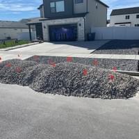 Gravel in the street