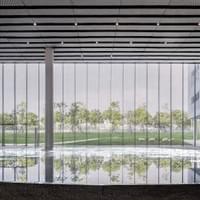 台中綠美圖迎賓大廳天花板