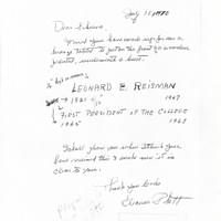 Correspondence Example