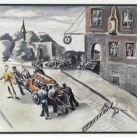 Watercolor~ Men at Work