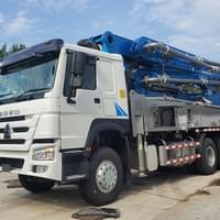 Concrete pump truck