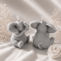 Elephant Candle Set of 2
