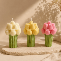 Tulip Bouquet Candle 