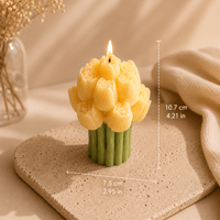 Tulip Bouquet Candle 