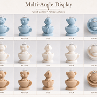 Teacup Bear Candles