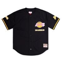 LAKERS MESH BUTTON UP