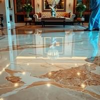 جلي وتلميع الرخام