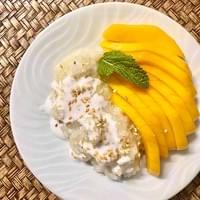 D55. Riz gluant à la mangue 