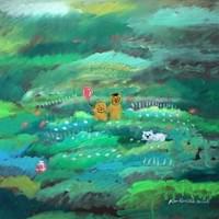 草原/53x45cm/壓克力彩、畫布