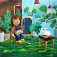 植物園/116x91cm/壓克力彩、畫布