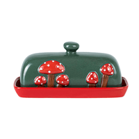 Mushroom Ceramic Butter Dish