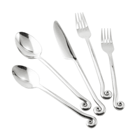 Swirl Stainless Silverware Set
