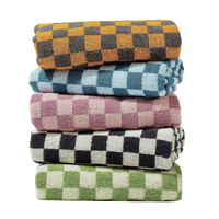 Colorful Checkered Hand Towels
