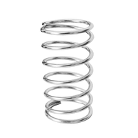 Chrome Spring Toothbrush Stand