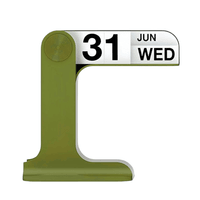 Green Retro Flip Desk Calendar
