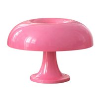 Pink Retro Mushroom Lamp