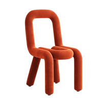 Modern Velvet Orange Chair