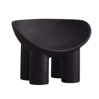 Black Mod Elephant Leg Chair