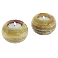 Green Onyx Mini Candle Votives