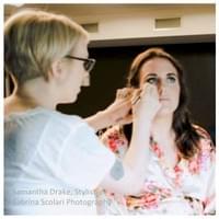 Bridal makeup application