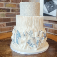 Modern Ruffle Cake 
