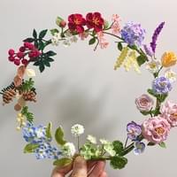 Four-season wreath