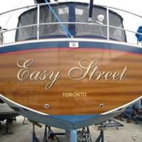 Teak Transom