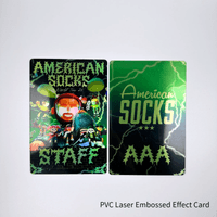 PVC Laser Embossed Effect Card