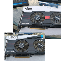 Cleaned smoke residue off and reapplied thermal paste