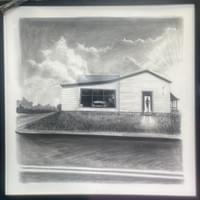 Somewhere near Ashland, Virginia. 40"X40" Graphite on Board photo extension