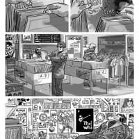 Page from a silent B&W comic